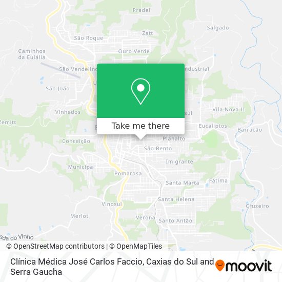 Clínica Médica José Carlos Faccio map