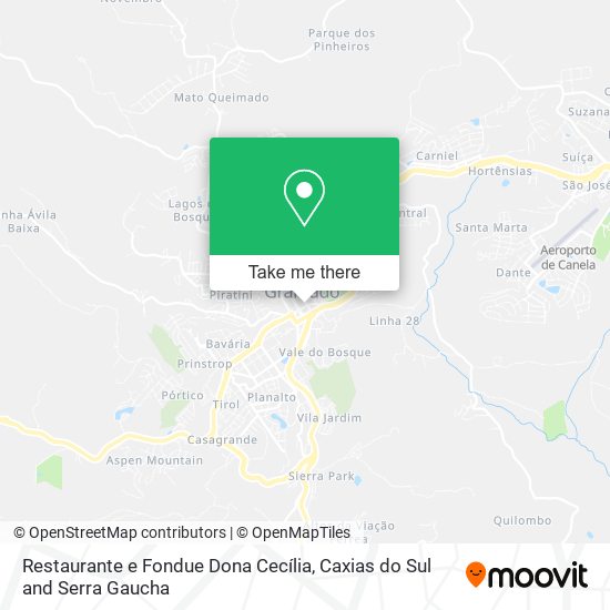 Restaurante e Fondue Dona Cecília map