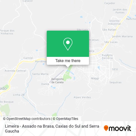 Limeira - Assado na Brasa map