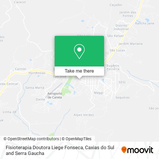 Físioterapia Doutora Liege Fonseca map