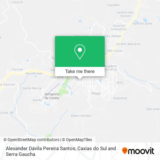 Mapa Alexander Dávila Pereira Santos