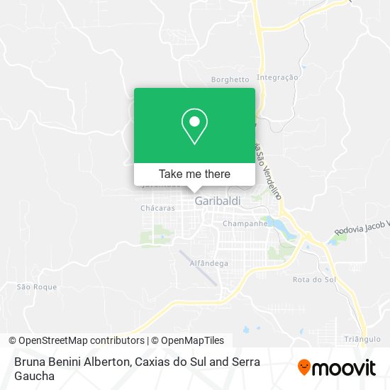 Bruna Benini Alberton map
