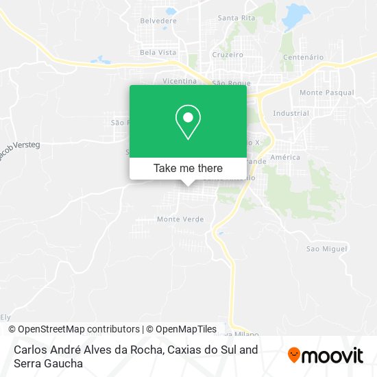 Carlos André Alves da Rocha map