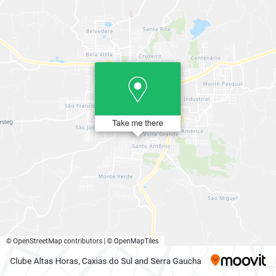 Clube Altas Horas map