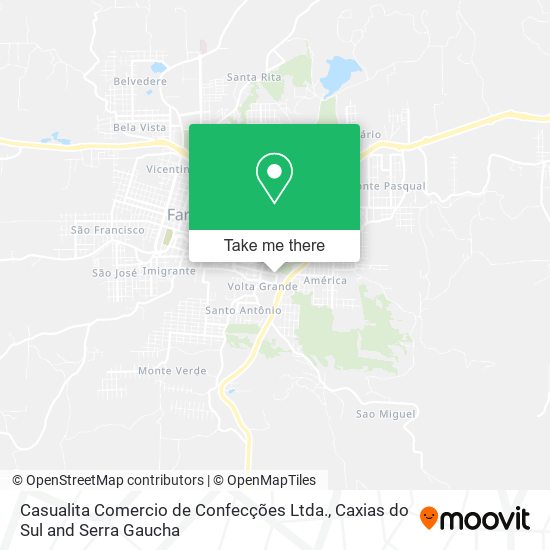 Casualita Comercio de Confecções Ltda. map