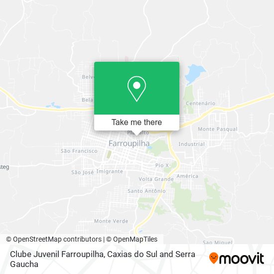 Clube Juvenil Farroupilha map