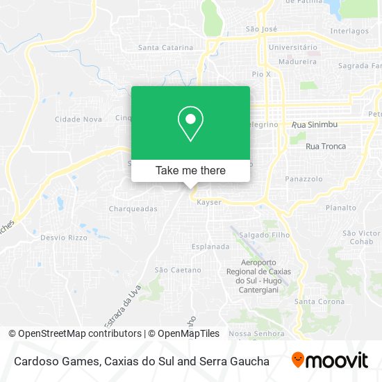Cardoso Games map