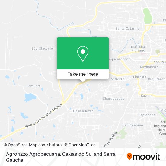 Agrorizzo Agropecuária map