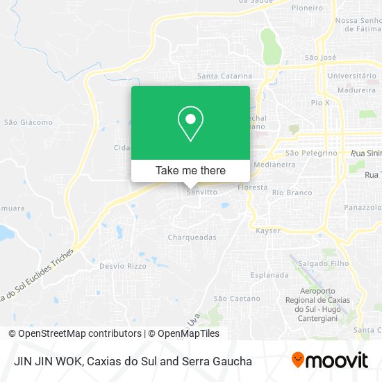 JIN JIN WOK map