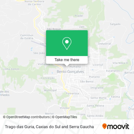 Trago das Guria map