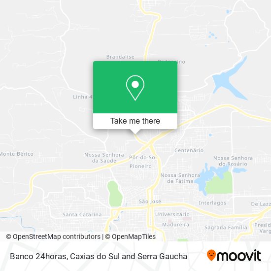 Banco 24horas map