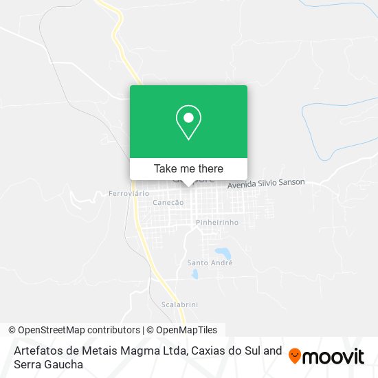 Artefatos de Metais Magma Ltda map