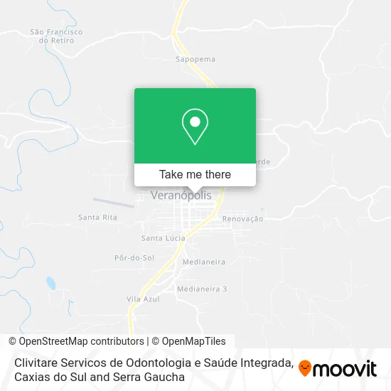 Clivitare Servicos de Odontologia e Saúde Integrada map