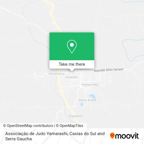 Associação de Judo Yamarashi map