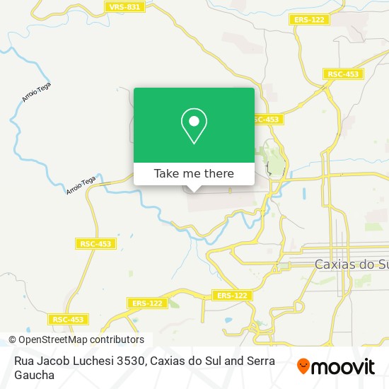 Rua Jacob Luchesi 3530 map