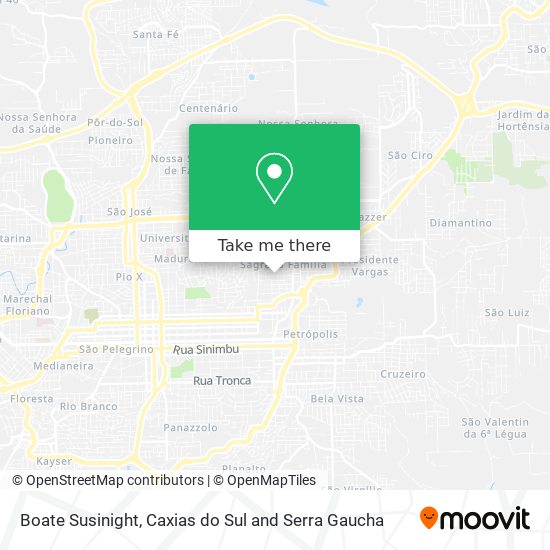Boate Susinight map