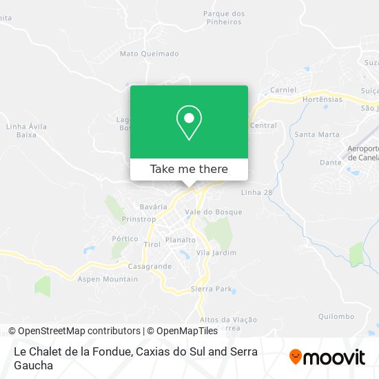 Le Chalet de la Fondue map