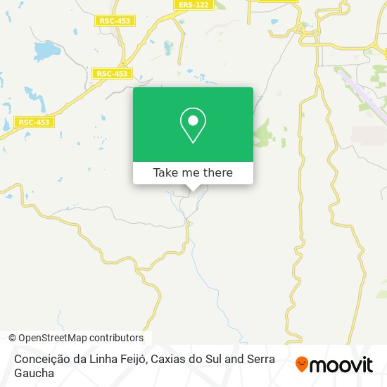 Conceição da Linha Feijó map
