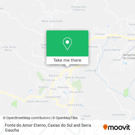 Fonte do Amor Eterno map