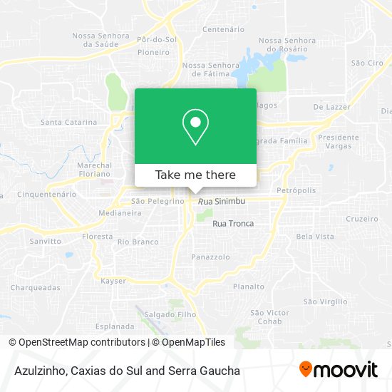 Azulzinho map