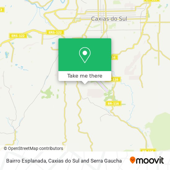 Bairro Esplanada map