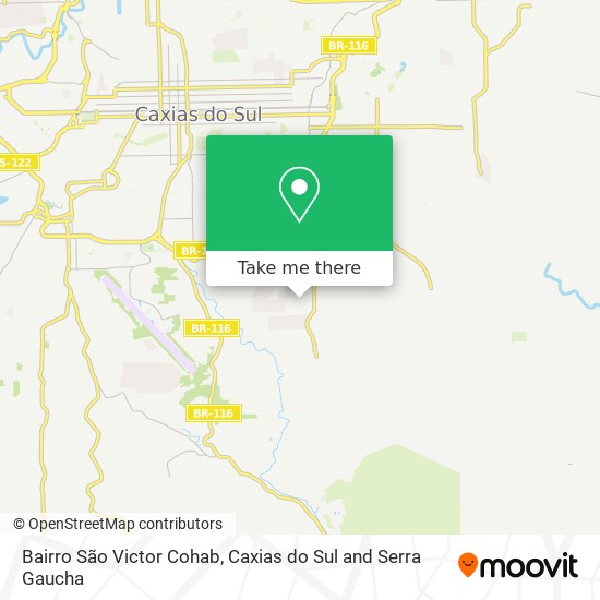 Bairro São Victor Cohab map