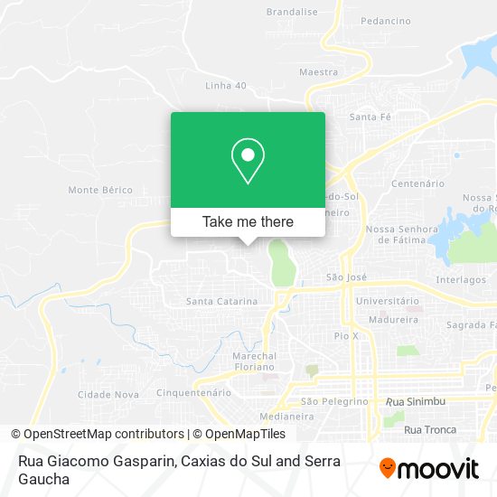 Rua Giacomo Gasparin map
