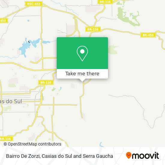 Bairro De Zorzi map