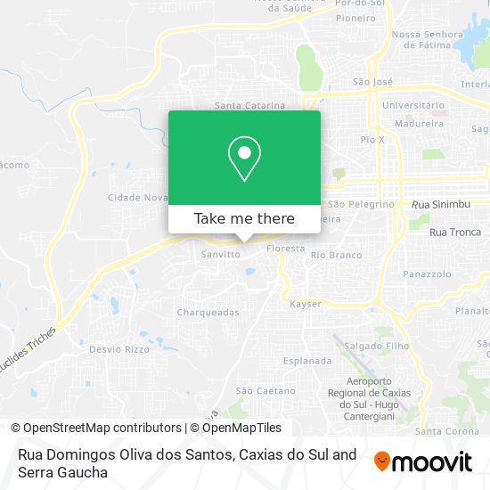 Rua Domingos Oliva dos Santos map