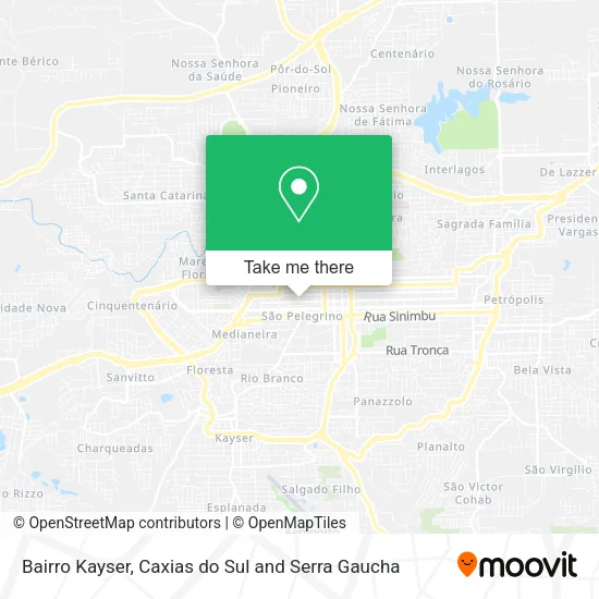 Bairro Kayser map