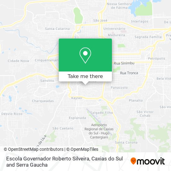 Mapa Escola Governador Roberto Silveira