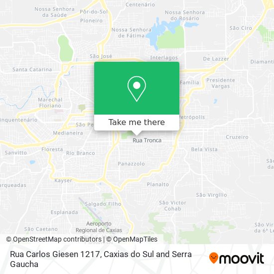 Rua Carlos Giesen 1217 map