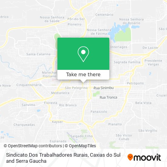 Sindicato Dos Trabalhadores Rurais map