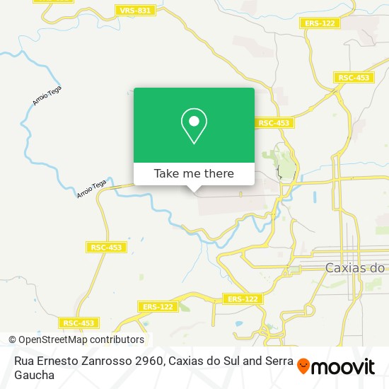 Rua Ernesto Zanrosso 2960 map