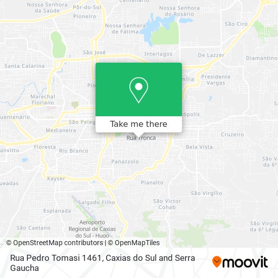 Rua Pedro Tomasi 1461 map