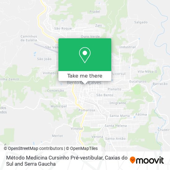 Método Medicina Cursinho Pré-vestibular map