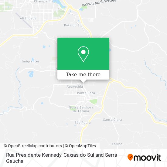 Rua Presidente Kennedy map