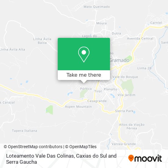 Loteamento Vale Das Colinas map