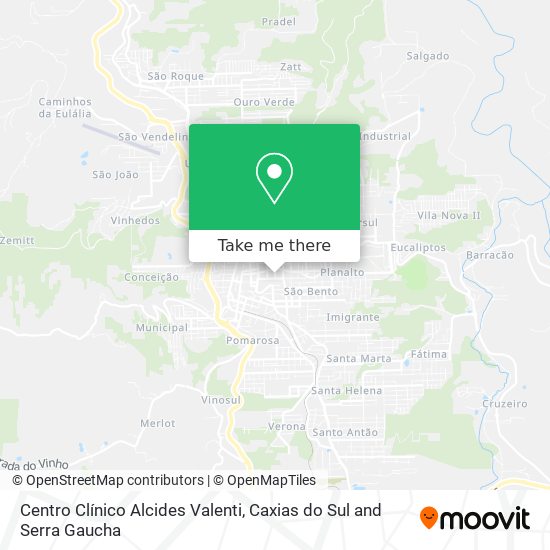 Centro Clínico Alcides Valenti map