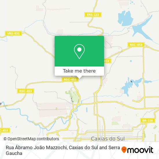 Rua Ábramo João Mazzochi map