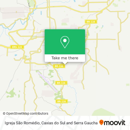 Igreja São Romédio map