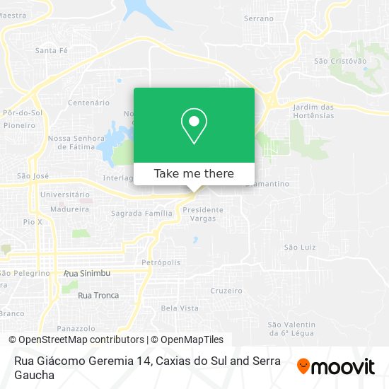 Rua Giácomo Geremia 14 map