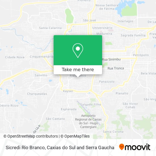 Sicredi Rio Branco map