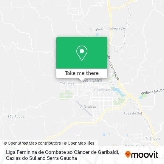 Liga Feminina de Combate ao Câncer de Garibaldi map