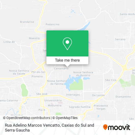 Rua Adelino Marcos Vencatto map