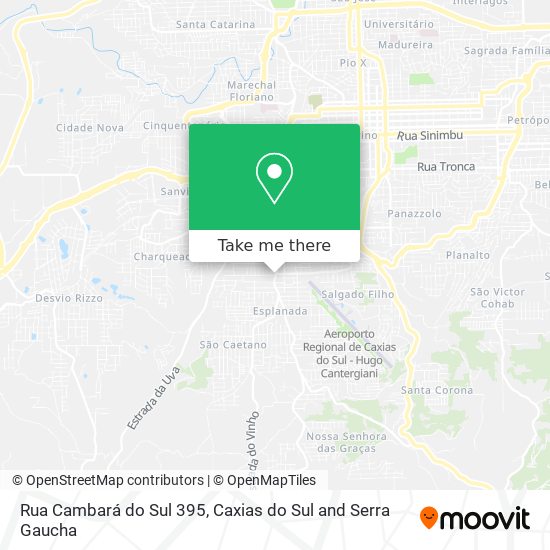 Rua Cambará do Sul 395 map