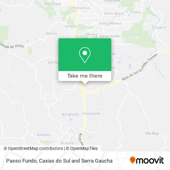 Passo Fundo map