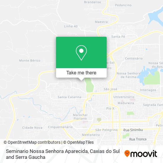 Seminario Nossa Senhora Aparecida map