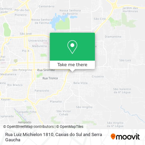 Rua Luiz Michielon 1810 map