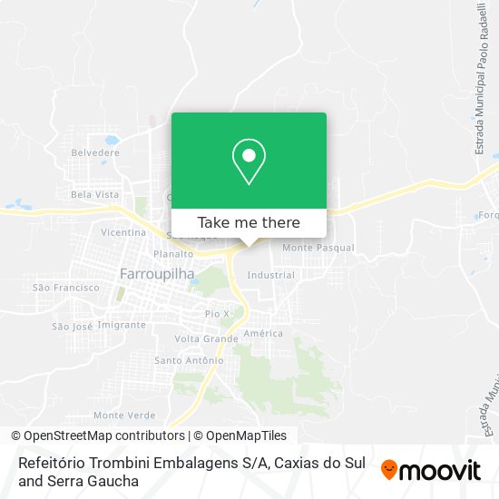 Refeitório Trombini Embalagens S / A map
